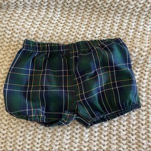 Only Little Once green plaid bloomers